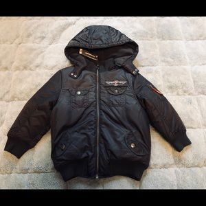 3Pommes Aviator  Style Jacket Sz 6